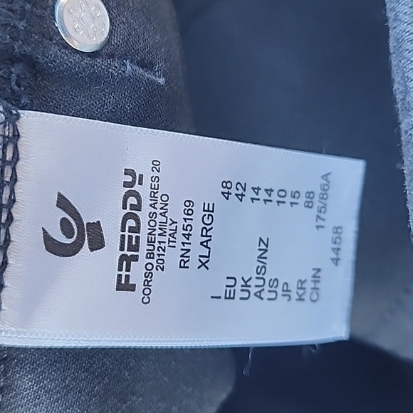 Freddy WR.UP Fashion - Mid Rise - Full Length Pants Size XL - Picture 10 of 13